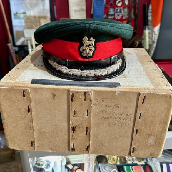 Boxed Duke of Cornwall Light Infantry Colonels 1 Cap